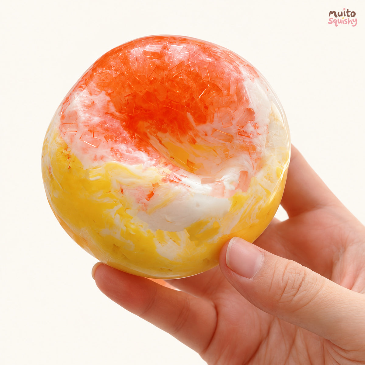 Manga e Pomelo — demonstração na mão