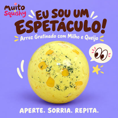 Arroz Gratinado com Milho e Queijo — imagem principal da Muito Squishy