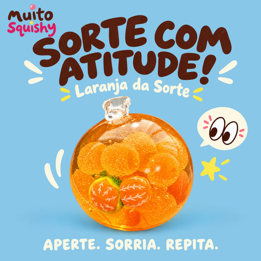 Laranja da Sorte — imagem principal da Muito Squishy