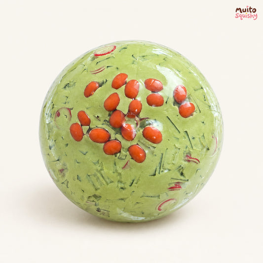 Matcha com Azuki — detalhes da superfície