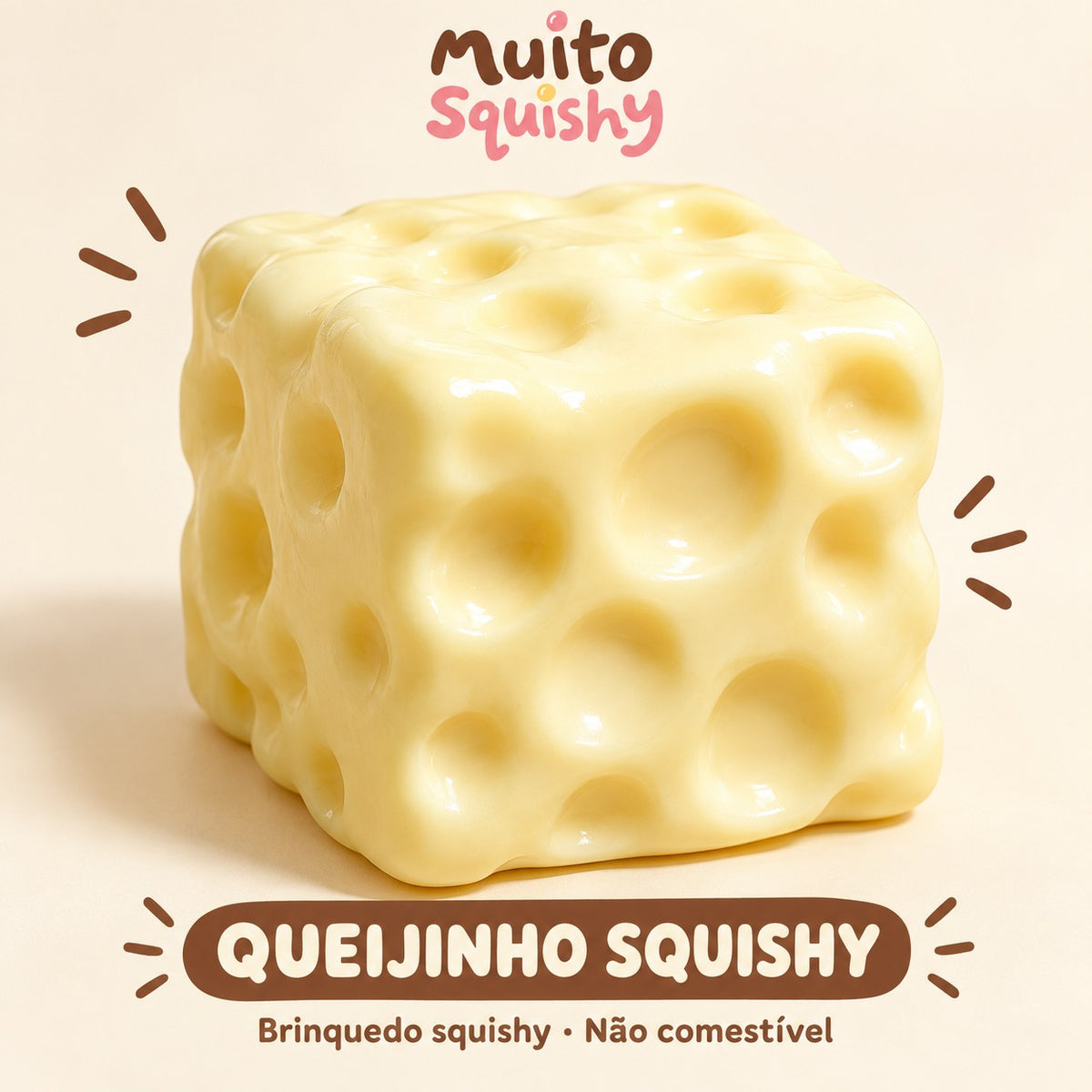 Queijinho Squishy — squishy Muito Squishy