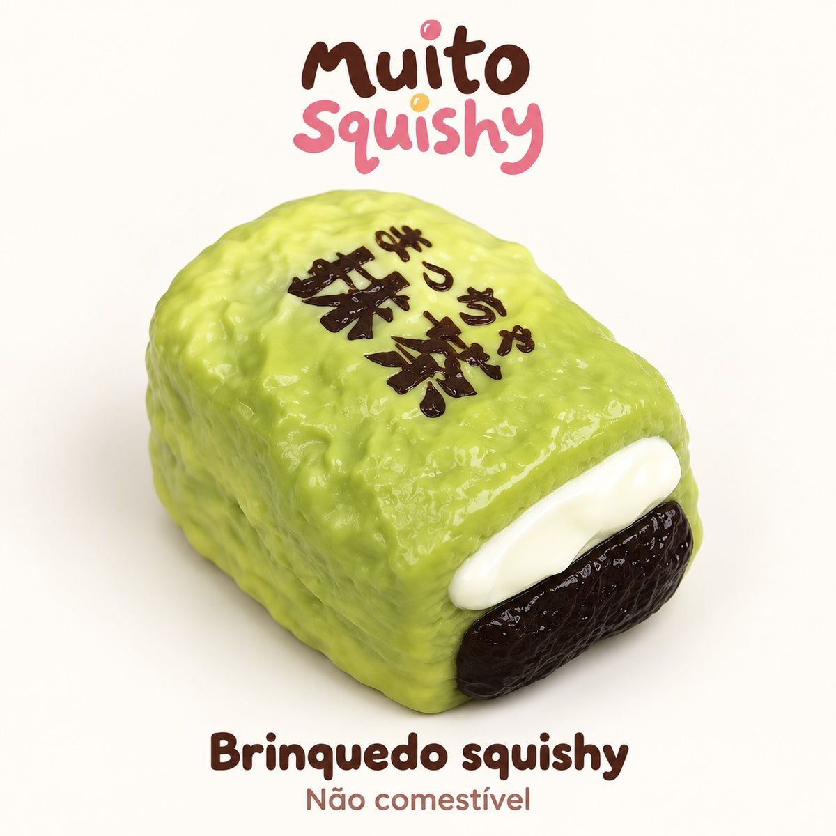 Rolinho de Matcha — squishy Muito Squishy